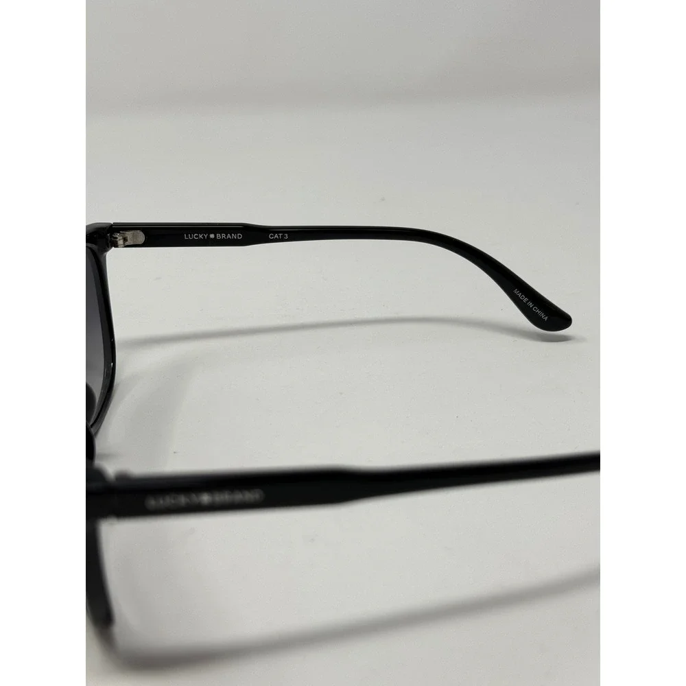 Lucky Brand Los Feliz Black Sunglasses Gradient Smoke Lens 58-16-140 Cat 3